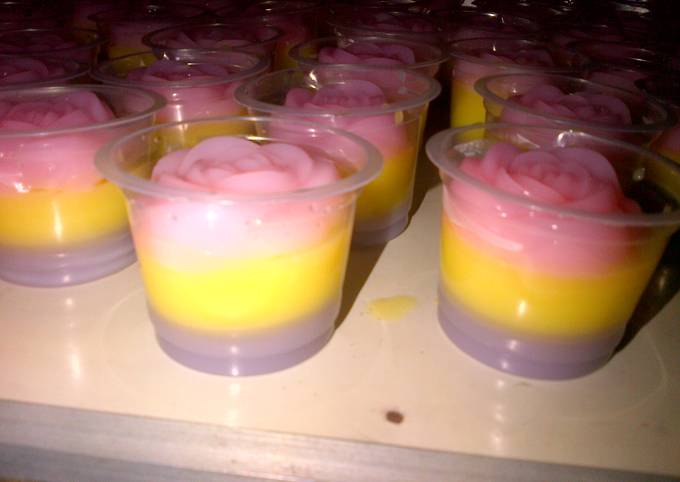 Detail Puding Mawar Rainbow Nomer 6