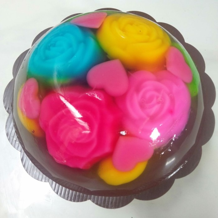 Detail Puding Mawar Rainbow Nomer 49