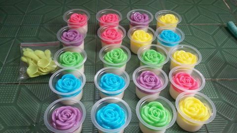 Detail Puding Mawar Rainbow Nomer 8