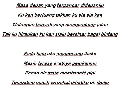 Detail Puisi 3 Bait Tentang Ayah Dan Ibu Nomer 37