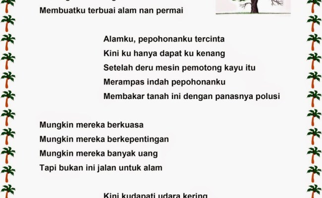 Detail Puisi 4 Bait Tentang Sekolah Nomer 37