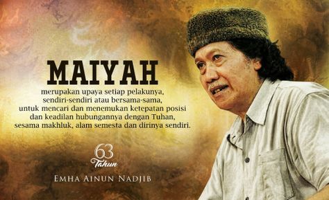 Detail Puisi Ainun Najib Nomer 52