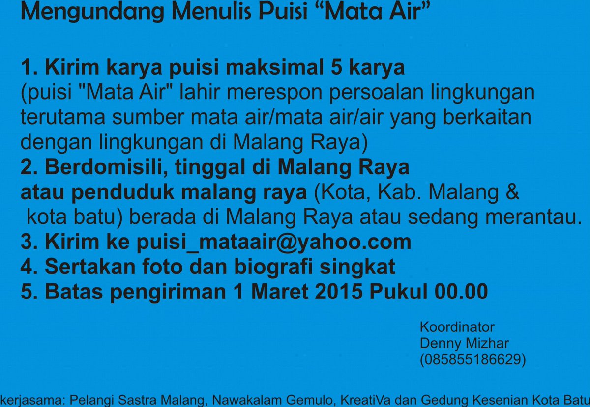 Detail Puisi Air Mata Nomer 16