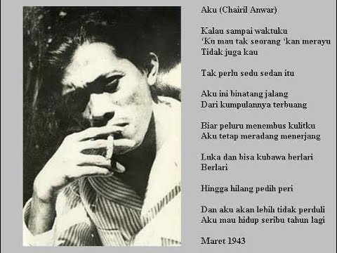 Detail Puisi Aku Chairil Anwar Nomer 9
