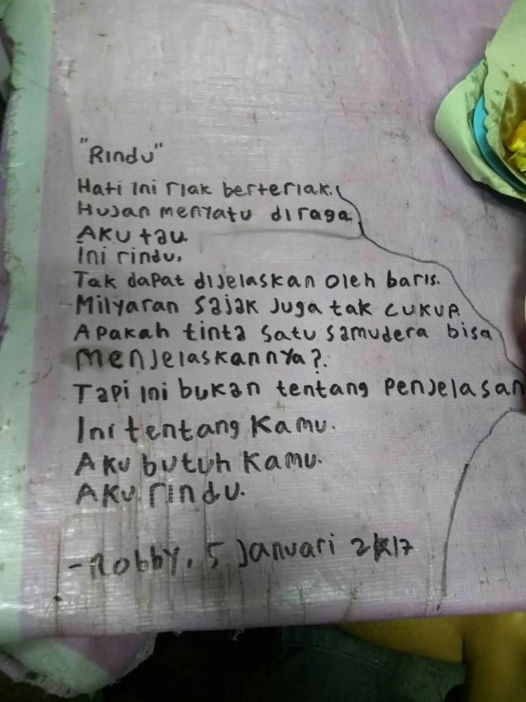 Detail Puisi Aku Rindu Kamu Nomer 44