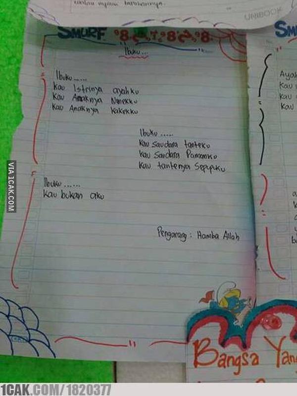 Detail Puisi Anak Dan Pengarangnya Nomer 12