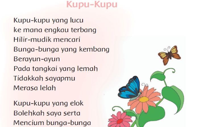 Detail Puisi Anak Kelas 2 Sd Nomer 15