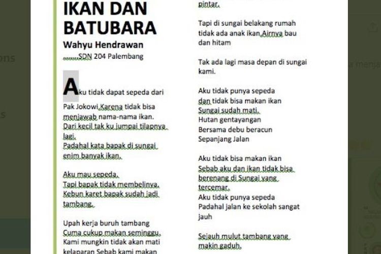 Detail Puisi Anak Sd Tentang Alam Nomer 26