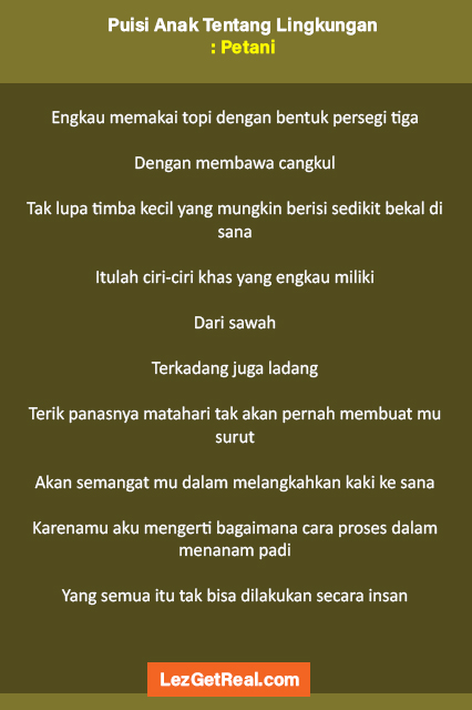 Detail Puisi Anak Sd Tentang Alam Nomer 34