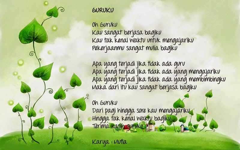 Detail Puisi Anak Sd Tentang Alam Nomer 41