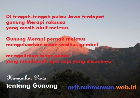 Detail Puisi Anak Sd Tentang Alam Nomer 52