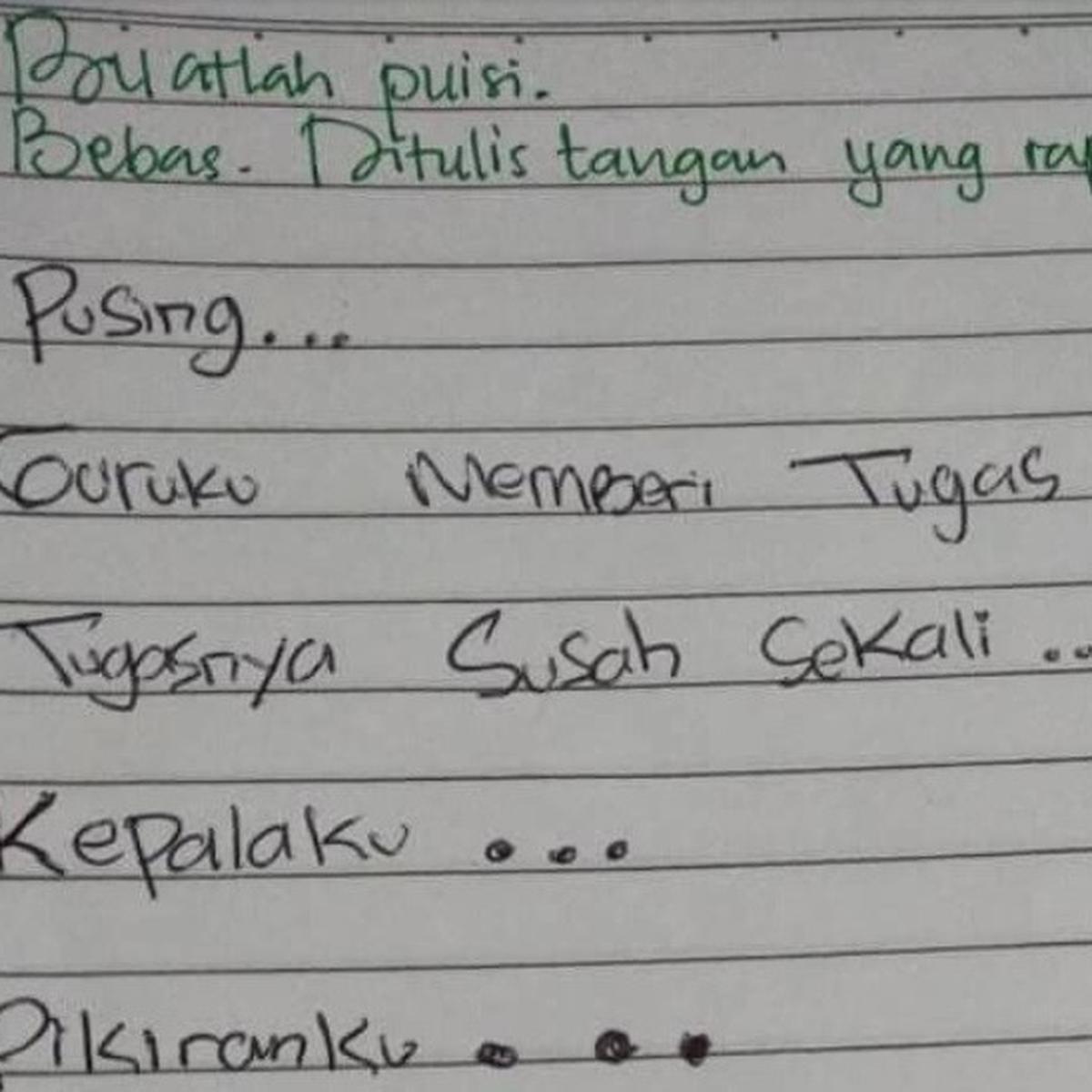 Detail Puisi Anak Sd Tentang Sekolah Nomer 30