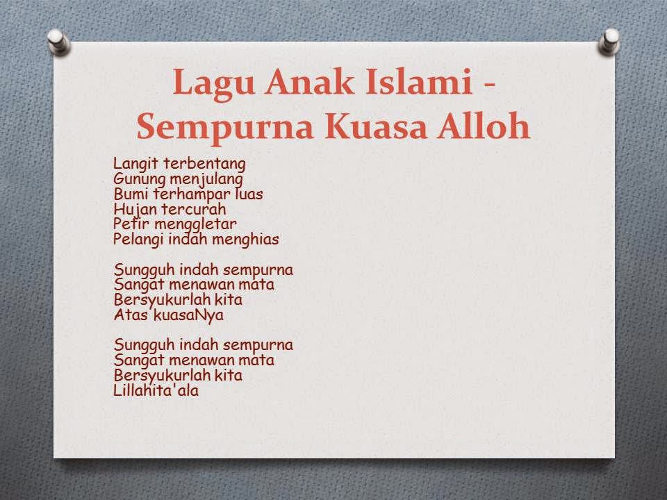 Detail Puisi Anak Tk Islam Nomer 11