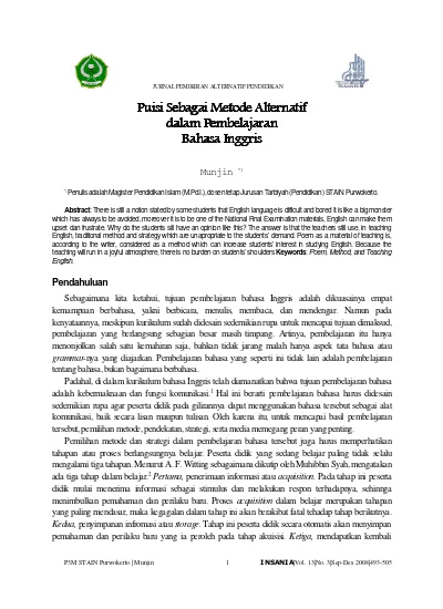 Detail Puisi Bahasa Inggris Tentang Persahabatan Nomer 48