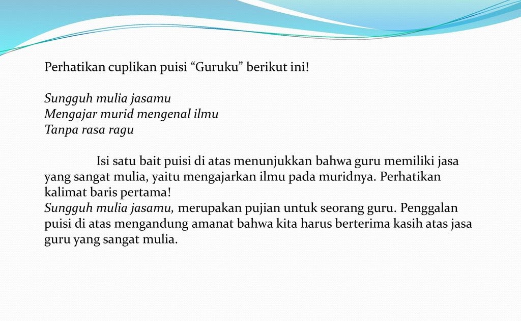 Detail Puisi Bertema Cita Citaku Nomer 42