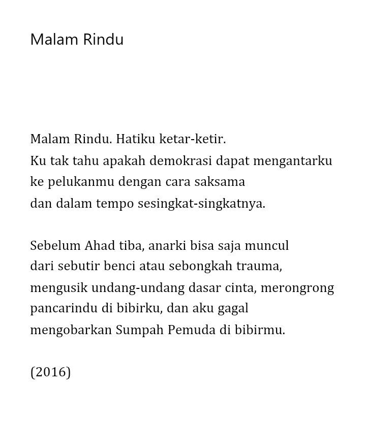 Puisi Bertema Sumpah Pemuda - KibrisPDR