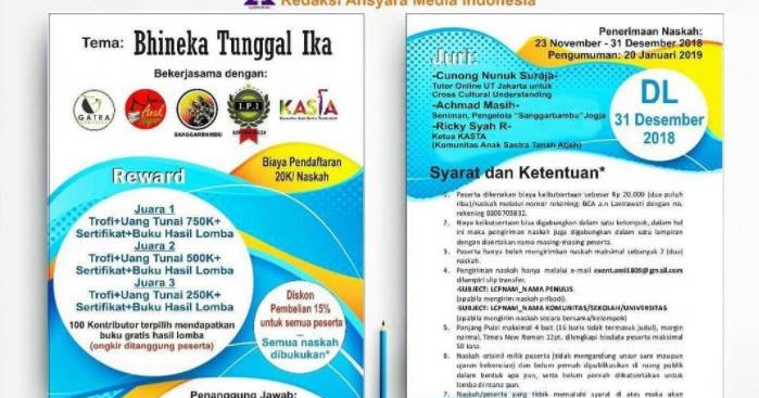 Detail Puisi Bhineka Tunggal Ika Nomer 25