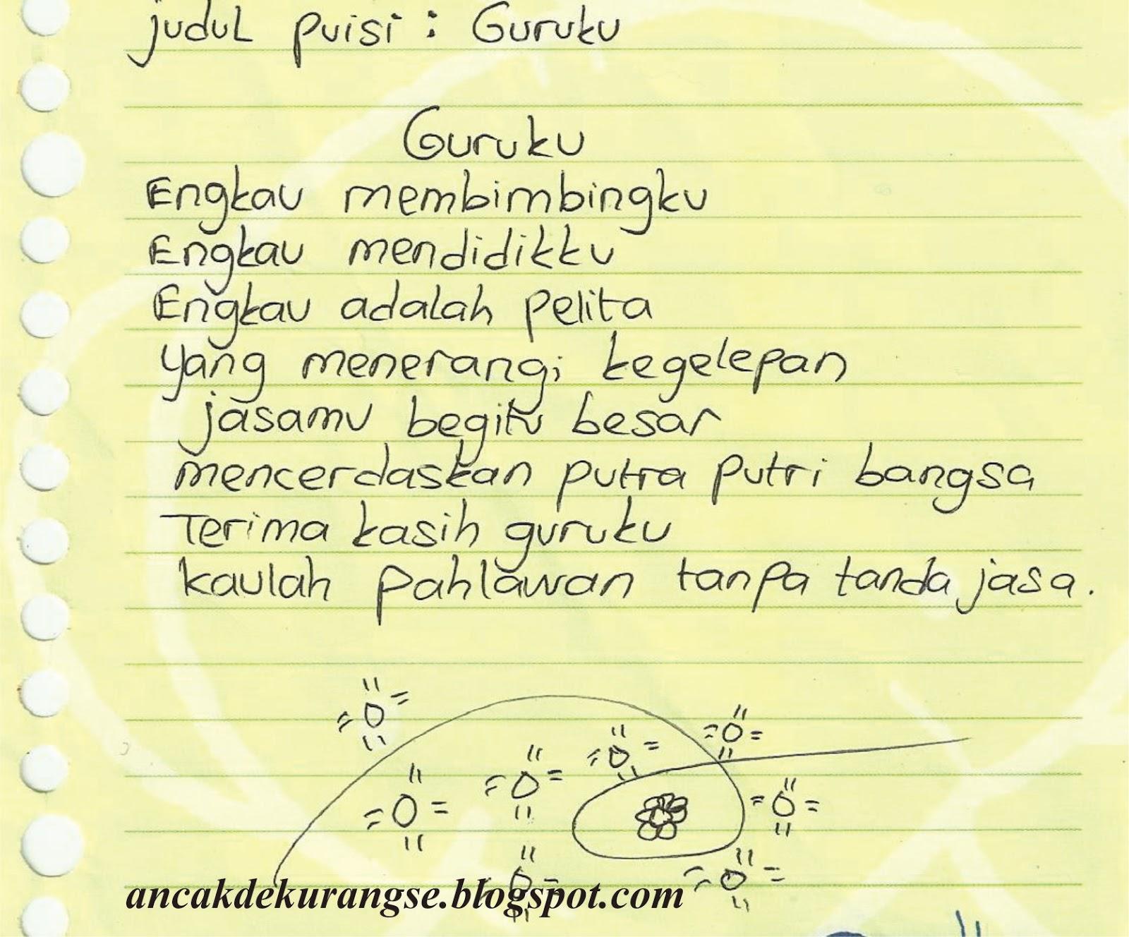 Detail Puisi Buat Bu Guru Nomer 21