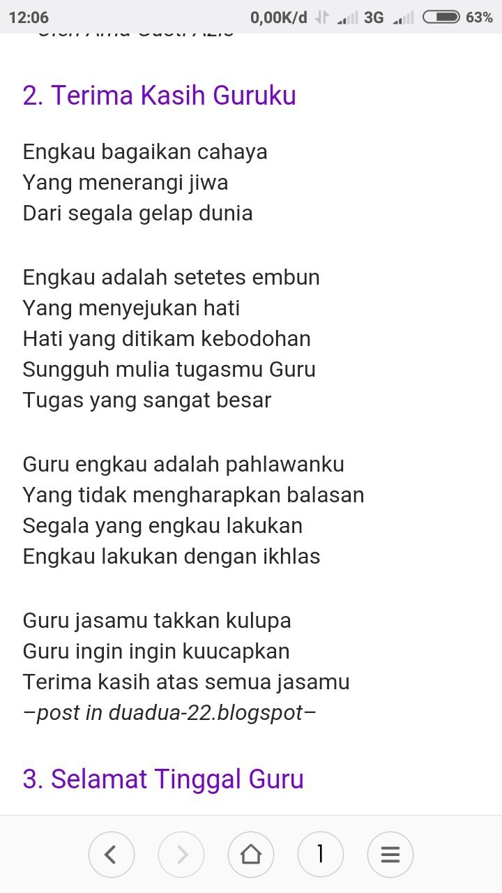 Detail Puisi Buat Guru Nomer 42