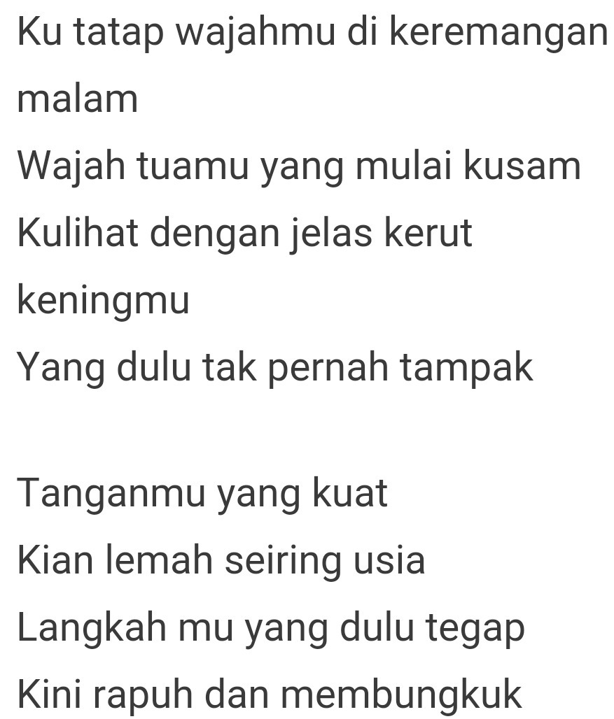 Detail Puisi Buat Ibu Tercinta Nomer 31