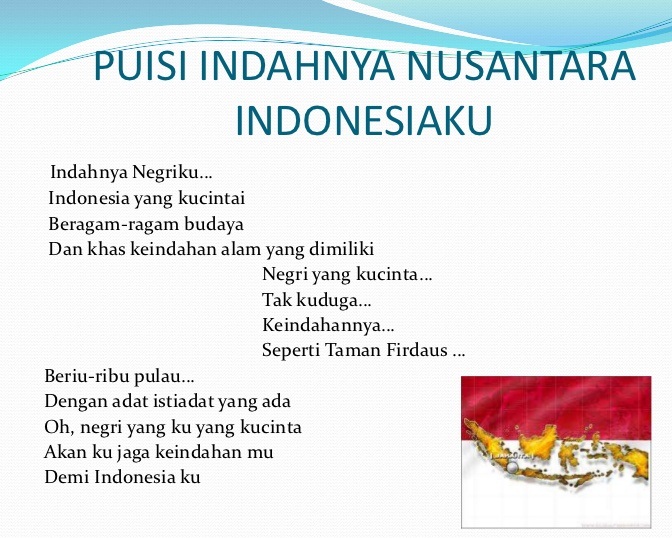 Detail Puisi Buat Indonesia Nomer 14