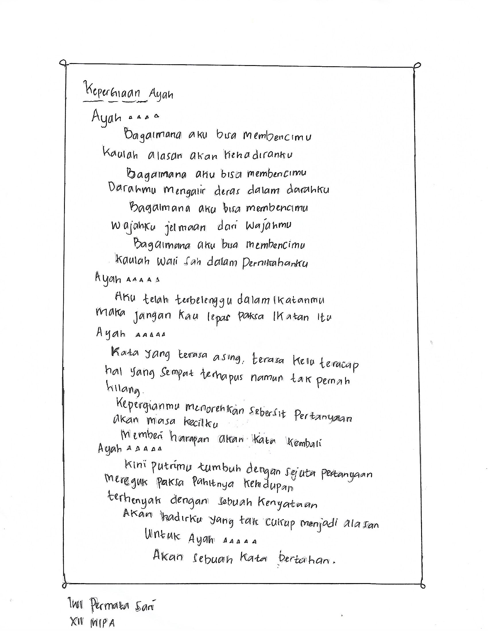 Detail Puisi Buat Indonesia Nomer 33