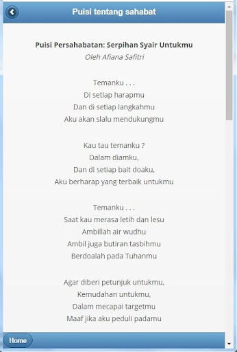 Detail Puisi Buat Sahabat Nomer 27