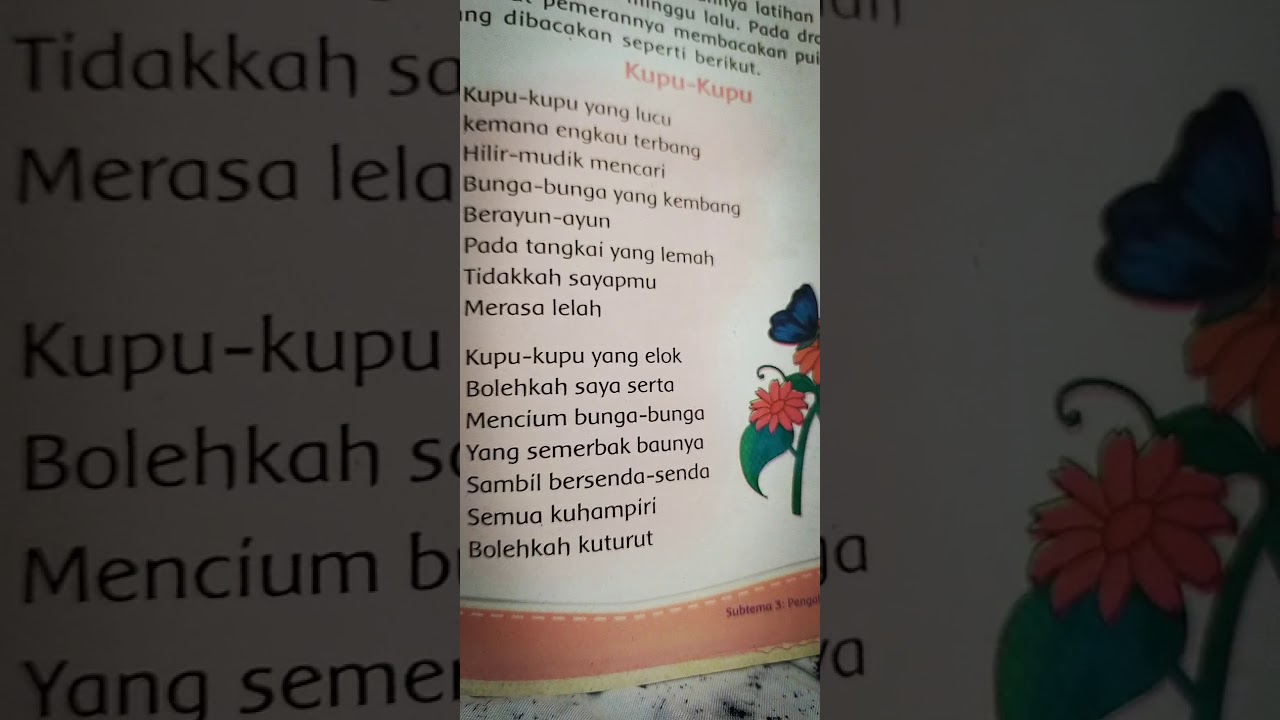 Detail Puisi Bunga Dan Kupu Kupu Nomer 10