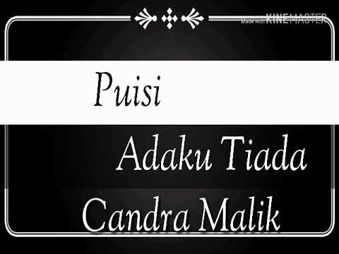 Detail Puisi Candra Malik Nomer 36