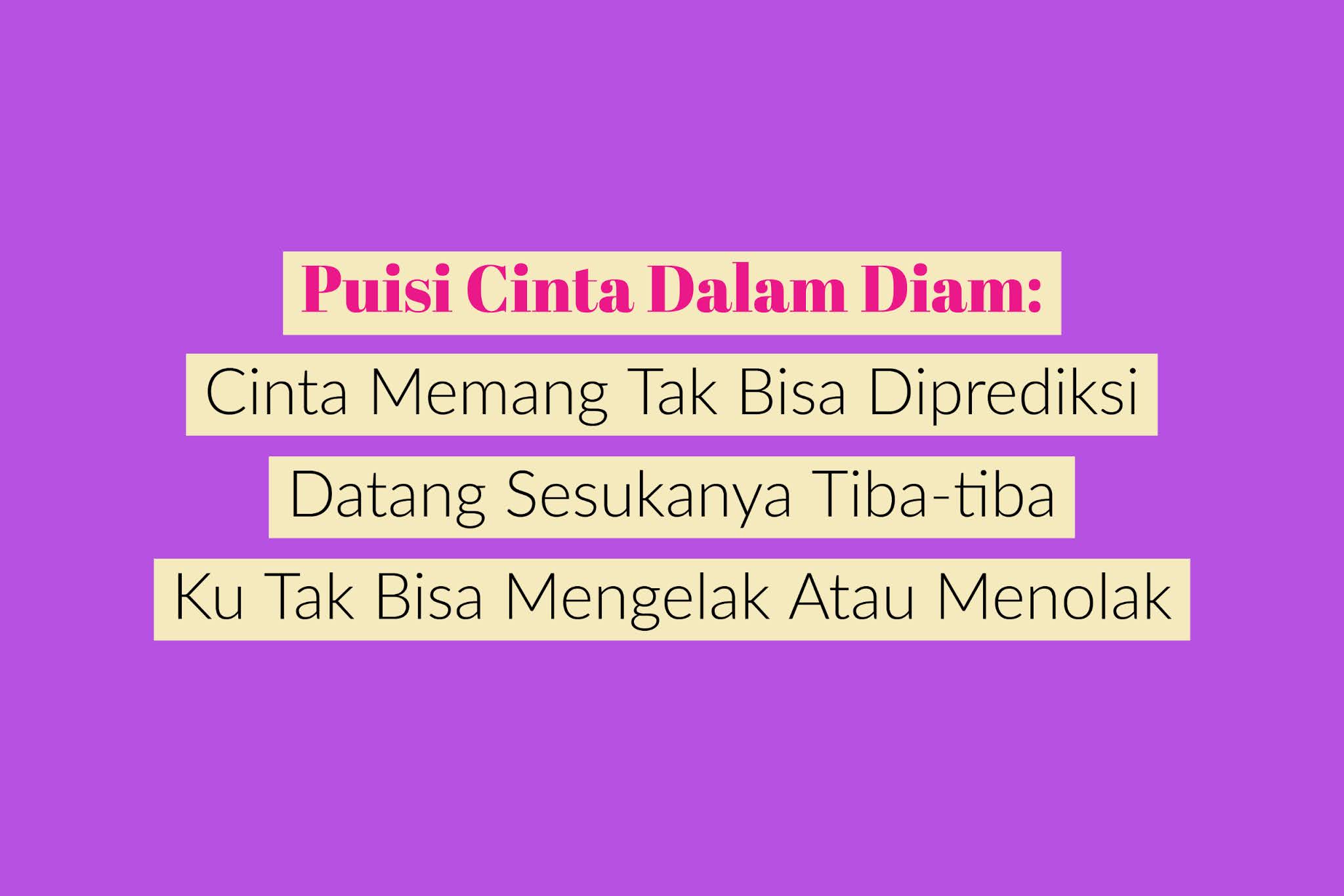 Detail Puisi Cinta Dia Nomer 30