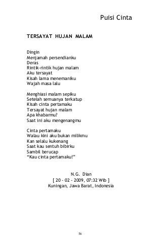 Detail Puisi Cinta Jawa Nomer 19