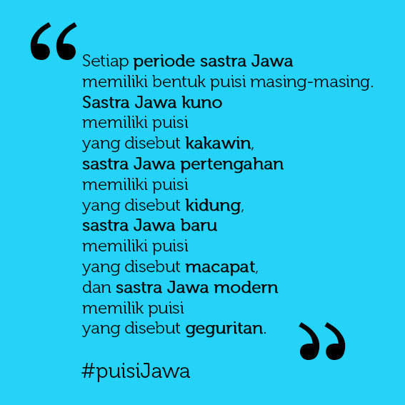 Detail Puisi Cinta Jawa Kuno Nomer 16