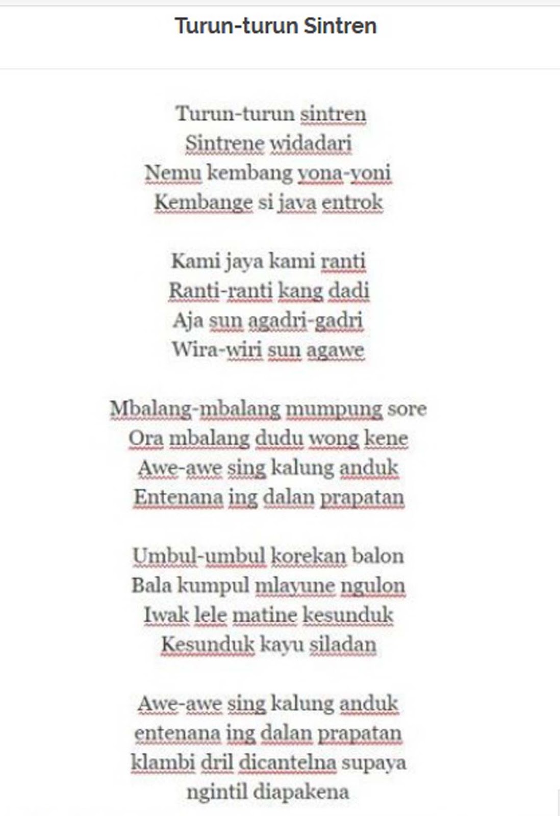Detail Puisi Cinta Jawa Kuno Nomer 8
