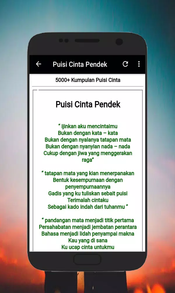 Detail Puisi Cinta Pertama Nomer 10