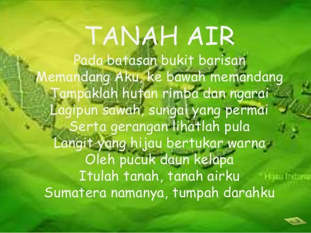 Detail Puisi Cinta Tanah Air Ku Nomer 36