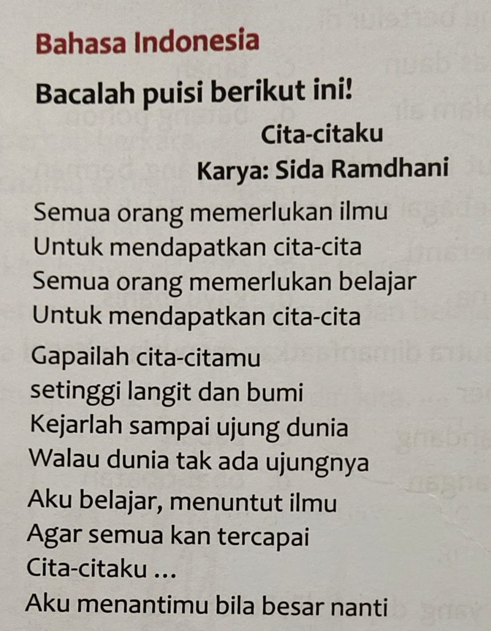 Detail Puisi Cita Citaku Menjadi Koki Nomer 20