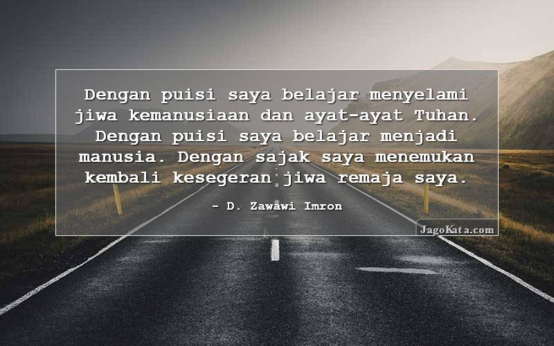 Detail Puisi D Zawawi Imron Nomer 11