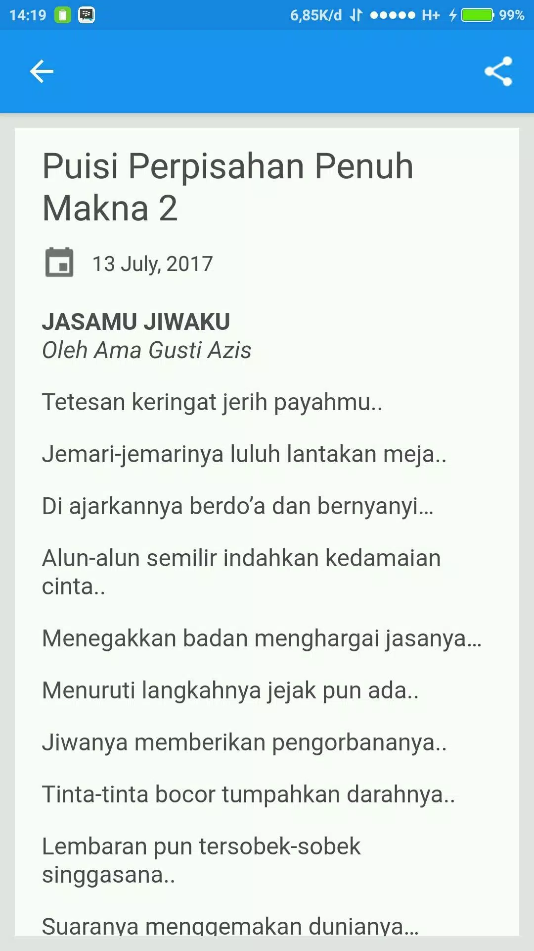 Detail Puisi Dan Maknanya Nomer 18