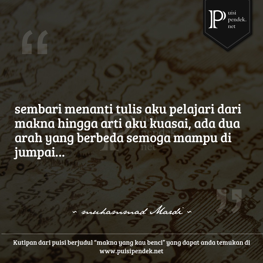 Detail Puisi Dan Maknanya Nomer 46