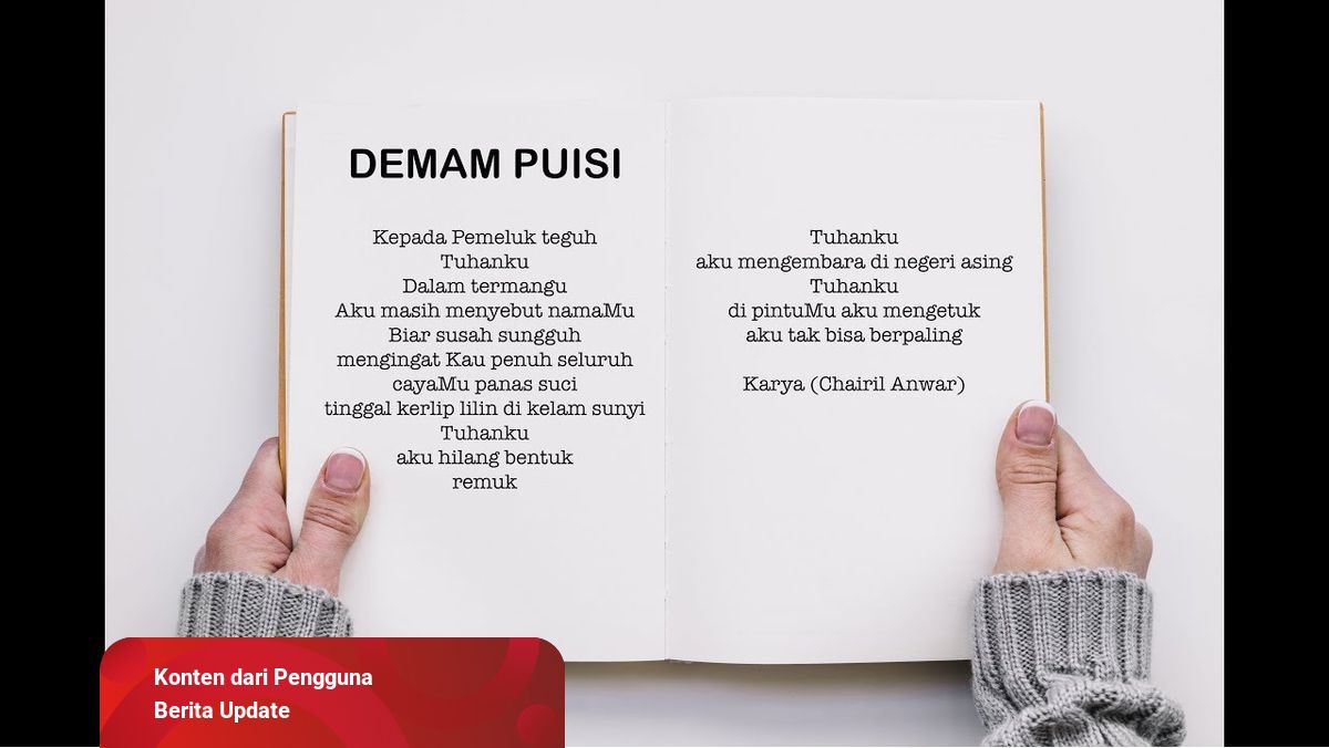 Detail Puisi Dengan Pengarangnya Nomer 14