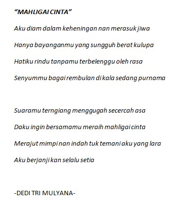 Detail Puisi Dilan Romantis Nomer 14