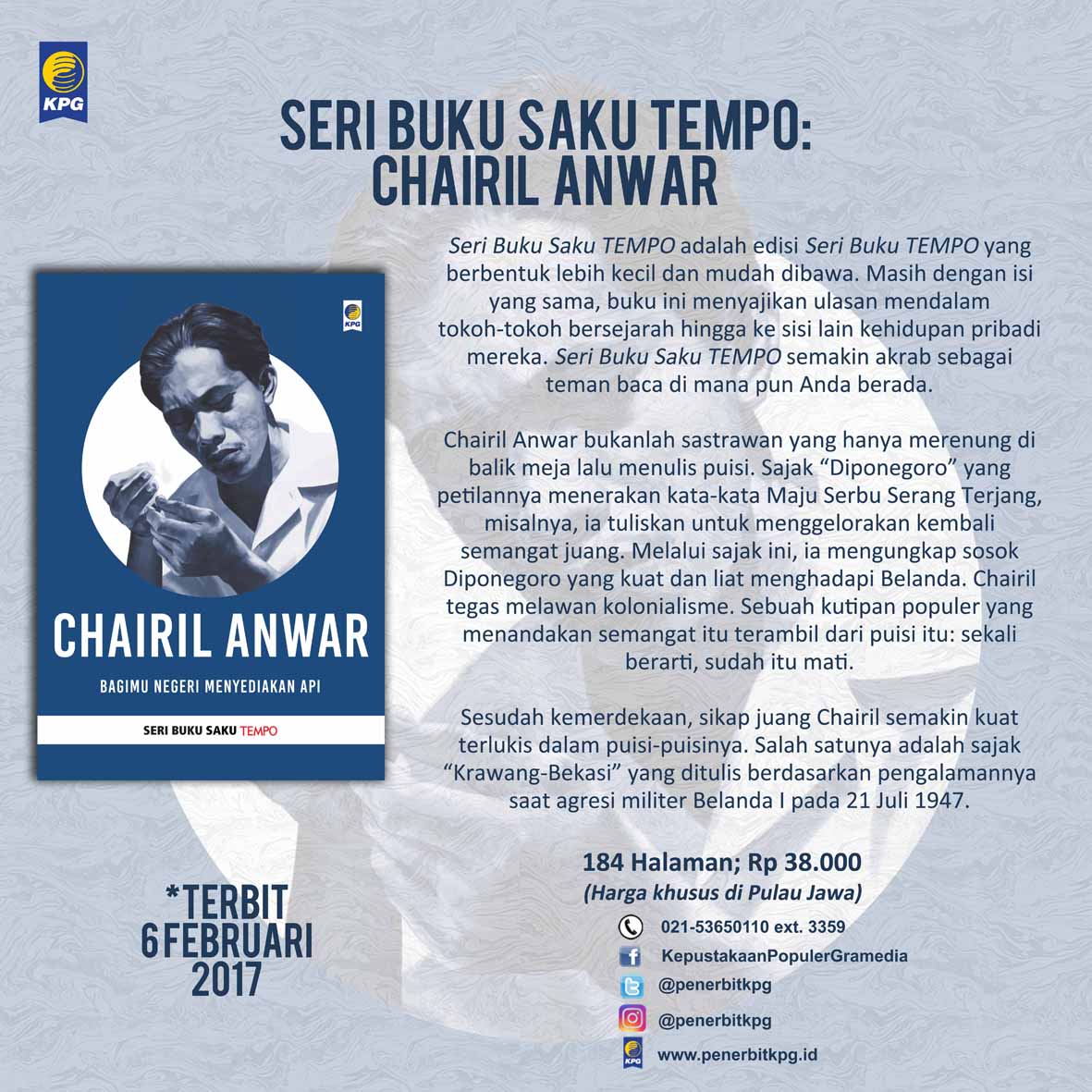 Detail Puisi Diponegoro Chairil Anwar Nomer 45