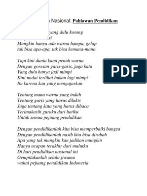 Detail Puisi Hari Guru Nasional Nomer 11
