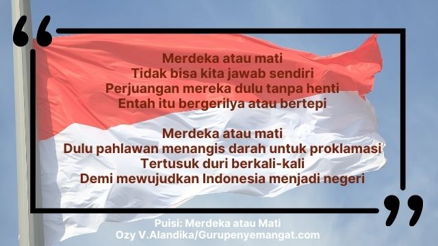 Detail Puisi Hari Kemerdekaan Indonesia Nomer 3