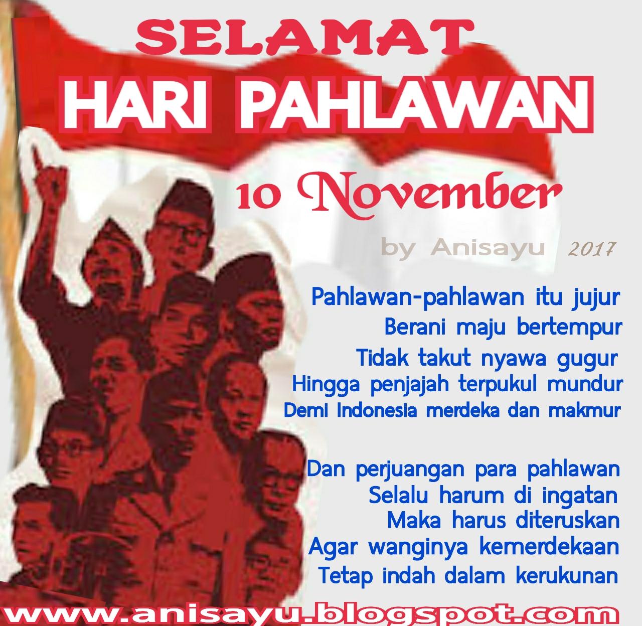 Detail Puisi Hari Pahlawan 10 November Nomer 40