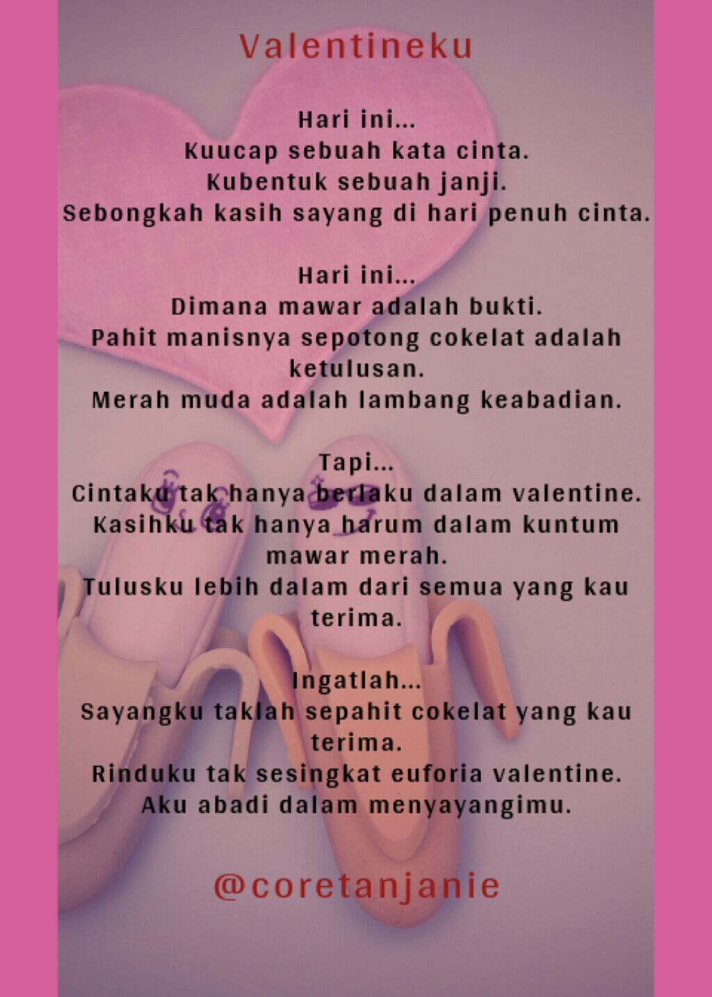 Detail Puisi Hari Valentine Nomer 25