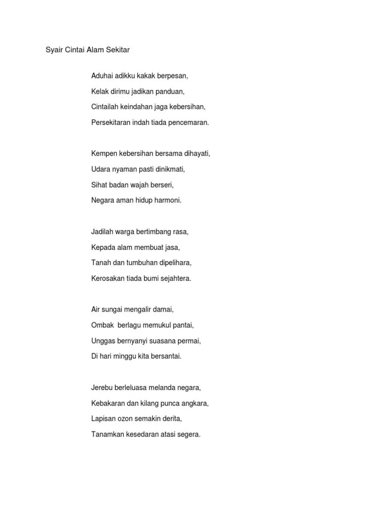 Detail Puisi Hewan Peliharaan Nomer 28