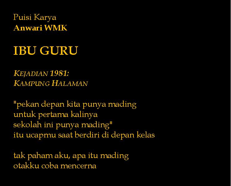 Detail Puisi Ibu Guru Nomer 5