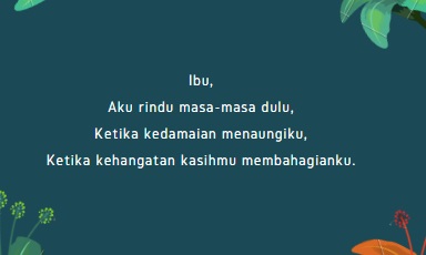 Detail Puisi Ibu Yang Menyentuh Hati Nomer 27