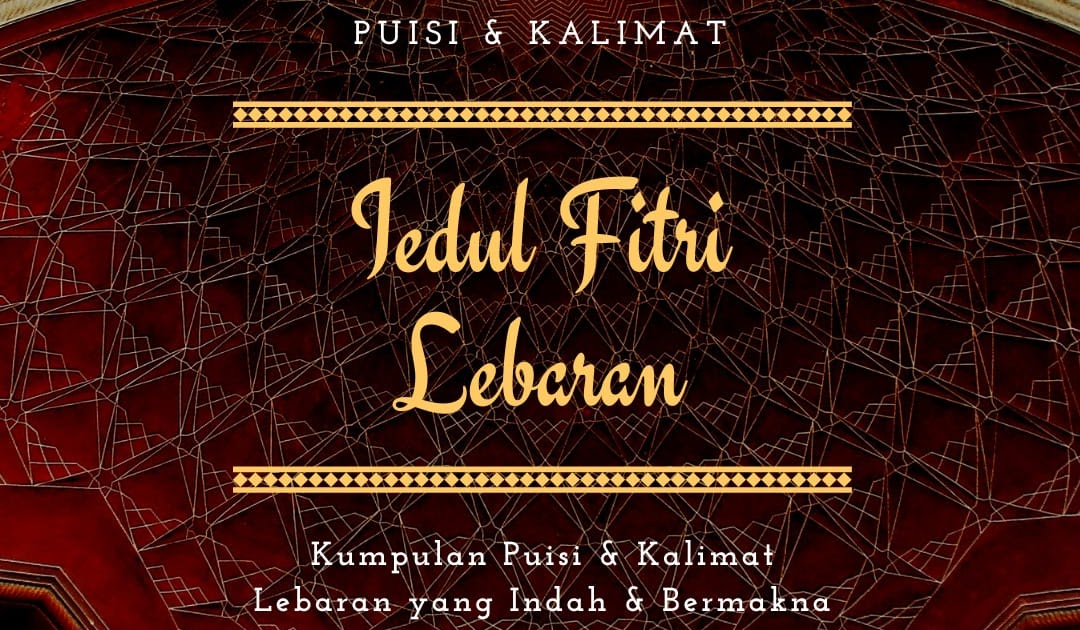 Detail Puisi Idul Fitri Nomer 41